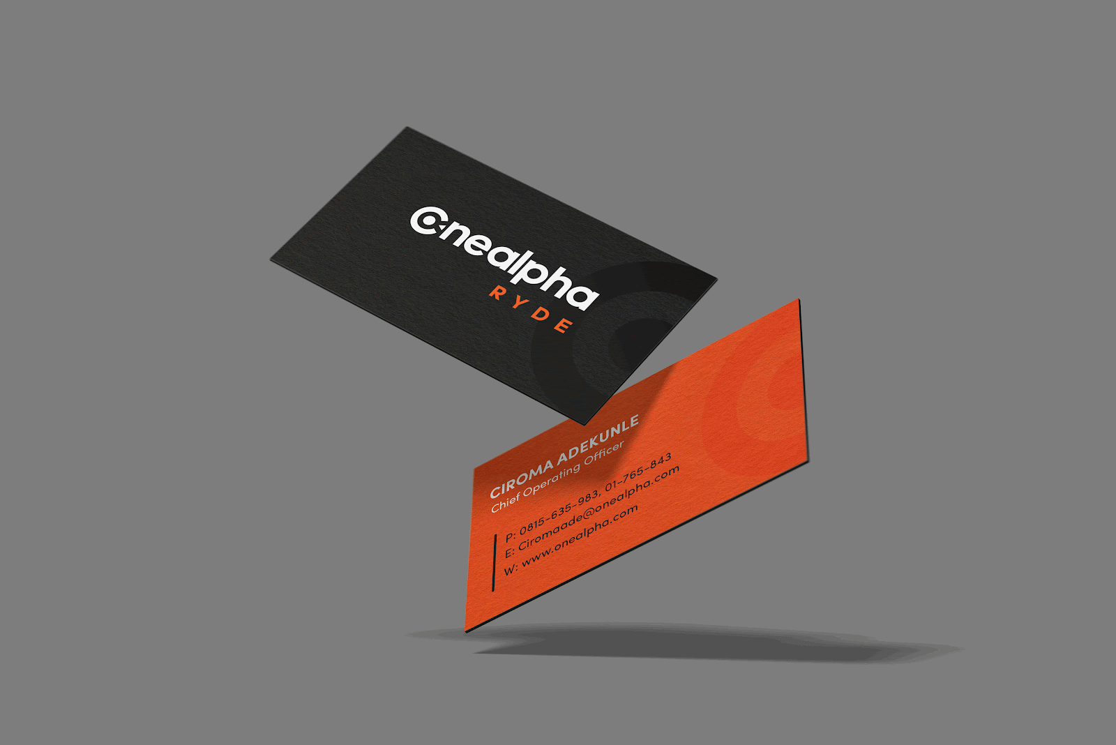 Onealpha brand identity